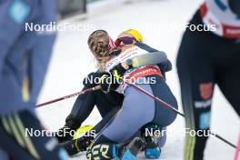 24.03.2023, Lahti, Finland (FIN): Laura Gimmler (GER), Coletta Rydzek (GER), (l-r)  - FIS world cup cross-country, mixed team sprint, Lahti (FIN). www.nordicfocus.com. © Modica/NordicFocus. Every downloaded picture is fee-liable.