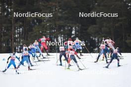 24.03.2023, Lahti, Finland (FIN): First group of womens race - FIS world cup cross-country, mixed team sprint, Lahti (FIN). www.nordicfocus.com. © Modica/NordicFocus. Every downloaded picture is fee-liable.