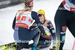 24.03.2023, Lahti, Finland (FIN): Laura Gimmler (GER), Coletta Rydzek (GER), (l-r)  - FIS world cup cross-country, mixed team sprint, Lahti (FIN). www.nordicfocus.com. © Modica/NordicFocus. Every downloaded picture is fee-liable.