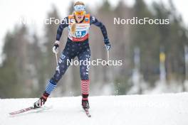 24.03.2023, Lahti, Finland (FIN): Hailey Swirbul (USA) - FIS world cup cross-country, mixed team sprint, Lahti (FIN). www.nordicfocus.com. © Modica/NordicFocus. Every downloaded picture is fee-liable.