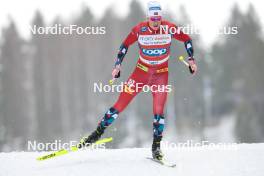 24.03.2023, Lahti, Finland (FIN): Johannes Hoesflot Klaebo (NOR) - FIS world cup cross-country, mixed team sprint, Lahti (FIN). www.nordicfocus.com. © Modica/NordicFocus. Every downloaded picture is fee-liable.