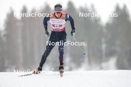 24.03.2023, Lahti, Finland (FIN): Zak Ketterson (USA) - FIS world cup cross-country, mixed team sprint, Lahti (FIN). www.nordicfocus.com. © Modica/NordicFocus. Every downloaded picture is fee-liable.