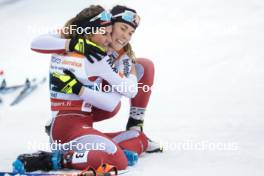 24.03.2023, Lahti, Finland (FIN): Anja Weber (SUI), Alina Meier (SUI), (l-r)  - FIS world cup cross-country, mixed team sprint, Lahti (FIN). www.nordicfocus.com. © Modica/NordicFocus. Every downloaded picture is fee-liable.