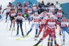 24.03.2023, Lahti, Finland (FIN): Laura Gimmler (GER), Ebba Andersson (SWE), (l-r)  - FIS world cup cross-country, mixed team sprint, Lahti (FIN). www.nordicfocus.com. © Modica/NordicFocus. Every downloaded picture is fee-liable.