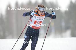 24.03.2023, Lahti, Finland (FIN): Gus Schumacher (USA) - FIS world cup cross-country, mixed team sprint, Lahti (FIN). www.nordicfocus.com. © Modica/NordicFocus. Every downloaded picture is fee-liable.
