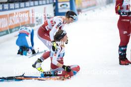 24.03.2023, Lahti, Finland (FIN): Anja Weber (SUI), Alina Meier (SUI), (l-r)  - FIS world cup cross-country, mixed team sprint, Lahti (FIN). www.nordicfocus.com. © Modica/NordicFocus. Every downloaded picture is fee-liable.