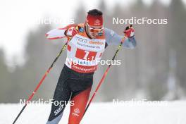24.03.2023, Lahti, Finland (FIN): Antoine Cyr (CAN) - FIS world cup cross-country, mixed team sprint, Lahti (FIN). www.nordicfocus.com. © Modica/NordicFocus. Every downloaded picture is fee-liable.