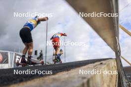05.08.2023, Sandnes, Norway (NOR): Michael Foettinger (AUT), Erik Valnes (NOR), (l-r) - BLINK23 Festival Cross-Country - Sandnes (NOR). www.nordicfocus.com. © Manzoni/NordicFocus. Every downloaded picture is fee-liable.