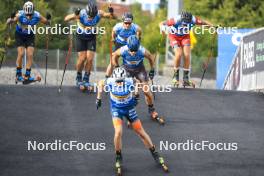 05.08.2023, Sandnes, Norway (NOR): Valerio Grond (SUI), Aleksander Elde Holmboe (NOR), (l-r) - BLINK23 Festival Cross-Country - Sandnes (NOR). www.nordicfocus.com. © Manzoni/NordicFocus. Every downloaded picture is fee-liable.