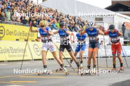 05.08.2023, Sandnes, Norway (NOR): Magni Smedas (NOR), Karoline Groetting (NOR), Amalie Hakonsen Ous (NOR), Lotta Udnes Weng (NOR), (l-r) - BLINK23 Festival Cross-Country - Sandnes (NOR). www.nordicfocus.com. © Manzoni/NordicFocus. Every downloaded picture is fee-liable.