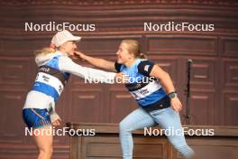 04.08.2023, Sandnes, Norway (NOR): Katarina Janatova (CZE), Helene Marie Fossesholm (NOR), (l-r) - BLINK23 Festival Cross-Country - Sandnes (NOR). www.nordicfocus.com. © Manzoni/NordicFocus. Every downloaded picture is fee-liable.