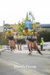 04.08.2023, Sandnes, Norway (NOR): Mikkel Waldeland Gautvik (NOR), George Ersson (SWE), (l-r) - BLINK23 Festival Cross-Country - Sandnes (NOR). www.nordicfocus.com. © Manzoni/NordicFocus. Every downloaded picture is fee-liable.