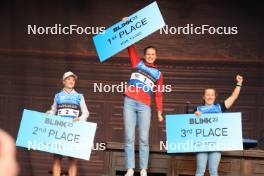 04.08.2023, Sandnes, Norway (NOR): Katarina Janatova (CZE), Linn Soemskar (SWE), Helene Marie Fossesholm (NOR), (l-r) - BLINK23 Festival Cross-Country - Sandnes (NOR). www.nordicfocus.com. © Manzoni/NordicFocus. Every downloaded picture is fee-liable.