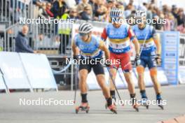 05.08.2023, Sandnes, Norway (NOR): Anze Gros (SLO), Michael Foettinger (AUT), (l-r) - BLINK23 Festival Cross-Country - Sandnes (NOR). www.nordicfocus.com. © Manzoni/NordicFocus. Every downloaded picture is fee-liable.