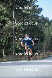 13.09.2023, Font-Romeu, France (FRA): Thibaut Chene (FRA), Coach Team France - Cross-Country training, Font-Romeu (FRA). www.nordicfocus.com. © Authamayou/NordicFocus. Every downloaded picture is fee-liable.