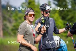 04.07.2023, Lavaze, Italy (ITA): Francois Faivre (FRA) - Cross-Country summer training, Lavaze (ITA). www.nordicfocus.com. © Barbieri/NordicFocus. Every downloaded picture is fee-liable.