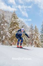 03.11.2023, Bessans, France (FRA): Hugo Lapalus (FRA) - Cross-Country training, Bessans (FRA). www.nordicfocus.com. © Authamayou/NordicFocus. Every downloaded picture is fee-liable.