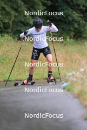 25.07.2023, Premanon, France (FRA): Juliette Ducordeau (FRA) - Cross-Country summer training, Premanon (FRA). www.nordicfocus.com. © Manzoni/NordicFocus. Every downloaded picture is fee-liable.