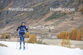 01.11.2023, Bessans, France (FRA): Delphine Claudel (FRA) - Cross-Country training, Bessans (FRA). www.nordicfocus.com. © Authamayou/NordicFocus. Every downloaded picture is fee-liable.