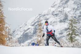 04.11.2023, Bessans, France (FRA): Juliette Ducordeau (FRA) - Cross-Country training, Bessans (FRA). www.nordicfocus.com. © Authamayou/NordicFocus. Every downloaded picture is fee-liable.