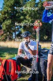 23.09.2023, Font-Romeu, France (FRA): Richard Jouve (FRA) - Cross-Country training, Font-Romeu (FRA). www.nordicfocus.com. © Authamayou/NordicFocus. Every downloaded picture is fee-liable.