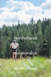 13.09.2023, Font-Romeu, France (FRA): Jules Chappaz (FRA) - Cross-Country training, Font-Romeu (FRA). www.nordicfocus.com. © Authamayou/NordicFocus. Every downloaded picture is fee-liable.