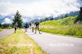 04.07.2023, Lavaze, Italy (ITA): Jason Ruesch (SUI) - Cross-Country summer training, Lavaze (ITA). www.nordicfocus.com. © Barbieri/NordicFocus. Every downloaded picture is fee-liable.