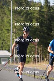 27.09.2023, Oberhof, Germany (GER): Roman Schaad (SUI) - Cross-Country training, Oberhof (GER). www.nordicfocus.com. © Reichert/NordicFocus. Every downloaded picture is fee-liable.