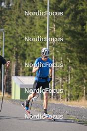 27.09.2023, Oberhof, Germany (GER): Erwan Kaeser (SUI) - Cross-Country training, Oberhof (GER). www.nordicfocus.com. © Reichert/NordicFocus. Every downloaded picture is fee-liable.