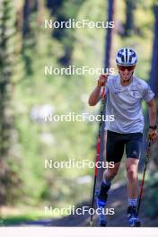 05.09.2023, Lenzerheide, Switzerland (SUI): Antonin Savary (SUI) - Cross-Country summer training, Lenzerheide (SUI). www.nordicfocus.com. © Manzoni/NordicFocus. Every downloaded picture is fee-liable.