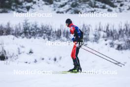 07.11.2023, Davos, Switzerland (SUI): Benjamin Moser (AUT) - Cross-Country preseason training, Davos (SUI). www.nordicfocus.com. © Manzoni/NordicFocus. Every downloaded picture is fee-liable.