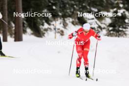 06.11.2023, Davos, Switzerland (SUI): Lukas Mrkonjic (AUT) - Cross-Country preseason training, Davos (SUI). www.nordicfocus.com. © Manzoni/NordicFocus. Every downloaded picture is fee-liable.
