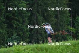 24.06.2023, Ruhpolding, Germany (GER): Lucas Boegl (GER) - Cross-Country summer training, Ruhpolding (GER). www.nordicfocus.com. © Reiter/NordicFocus. Every downloaded picture is fee-liable.