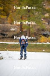 01.11.2023, Bessans, France (FRA): Alexandre Rousselet (FRA), Coach Team France - Cross-Country training, Bessans (FRA). www.nordicfocus.com. © Authamayou/NordicFocus. Every downloaded picture is fee-liable.