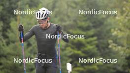 29.09.2023, Oberhof, Germany (GER): Erwan Kaeser (SUI) - Cross-Country training, Oberhof (GER). www.nordicfocus.com. © Reichert/NordicFocus. Every downloaded picture is fee-liable.