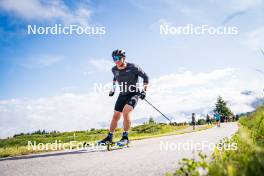 04.07.2023, Lavaze, Italy (ITA): Valerio Grond (SUI) - Cross-Country summer training, Lavaze (ITA). www.nordicfocus.com. © Barbieri/NordicFocus. Every downloaded picture is fee-liable.
