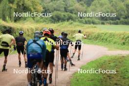 26.07.2023, Premanon, France (FRA): Lucas Chanavat (FRA) - Cross-Country summer training, Premanon (FRA). www.nordicfocus.com. © Manzoni/NordicFocus. Every downloaded picture is fee-liable.