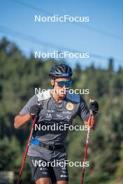 13.09.2023, Font-Romeu, France (FRA): Richard Jouve (FRA) - Cross-Country training, Font-Romeu (FRA). www.nordicfocus.com. © Authamayou/NordicFocus. Every downloaded picture is fee-liable.