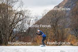 01.11.2023, Bessans, France (FRA): Richard Jouve (FRA) - Cross-Country training, Bessans (FRA). www.nordicfocus.com. © Authamayou/NordicFocus. Every downloaded picture is fee-liable.