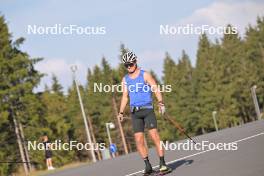 27.09.2023, Oberhof, Germany (GER): Avelino Naepflin (SUI) - Cross-Country training, Oberhof (GER). www.nordicfocus.com. © Reichert/NordicFocus. Every downloaded picture is fee-liable.