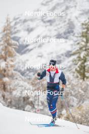 04.11.2023, Bessans, France (FRA): Clément Parisse (FRA) - Cross-Country training, Bessans (FRA). www.nordicfocus.com. © Authamayou/NordicFocus. Every downloaded picture is fee-liable.