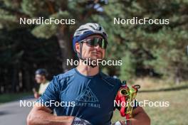 13.09.2023, Font-Romeu, France (FRA): Renaud Jay (FRA) - Cross-Country training, Font-Romeu (FRA). www.nordicfocus.com. © Authamayou/NordicFocus. Every downloaded picture is fee-liable.