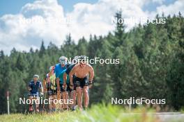 13.09.2023, Font-Romeu, France (FRA): Clément Parisse (FRA) - Cross-Country training, Font-Romeu (FRA). www.nordicfocus.com. © Authamayou/NordicFocus. Every downloaded picture is fee-liable.