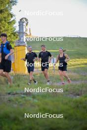 26.09.2023, Oberhof, Germany (GER): Erwan Kaeser (SUI), Avelino Naepflin (SUI), (l-r) - Cross-Country training, Oberhof (GER). www.nordicfocus.com. © Reichert/NordicFocus. Every downloaded picture is fee-liable.