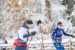 04.11.2023, Bessans, France (FRA): Juliette Ducordeau (FRA) - Cross-Country training, Bessans (FRA). www.nordicfocus.com. © Authamayou/NordicFocus. Every downloaded picture is fee-liable.