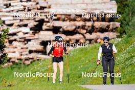 24.09.2023, Lavaze, Italy (ITA): Teresa Stadlober (AUT) - Cross-Country summer training, Lavaze (ITA). www.nordicfocus.com. © Barbieri/NordicFocus. Every downloaded picture is fee-liable.
