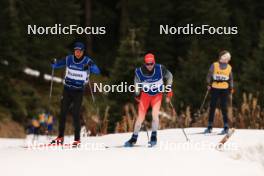 01.11.2023, Davos, Switzerland (SUI): Dario Cologna (SUI), Toni Livers (SUI), (l-r) - Cross-Country preseason training, Davos (SUI). www.nordicfocus.com. © Manzoni/NordicFocus. Every downloaded picture is fee-liable.