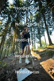 26.09.2023, Oberhof, Germany (GER): Roman Schaad (SUI) - Cross-Country training, Oberhof (GER). www.nordicfocus.com. © Reichert/NordicFocus. Every downloaded picture is fee-liable.