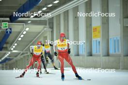29.09.2023, Oberhof, Germany (GER): Roman Schaad (SUI), Beda Klee (SUI), (l-r) - Cross-Country, race, ZLK, Oberhof (GER). www.nordicfocus.com. © Reichert/NordicFocus. Every downloaded picture is fee-liable.