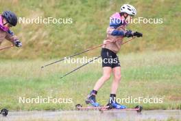 25.07.2023, Premanon, France (FRA): Delphine Claudel (FRA) - Cross-Country summer training, Premanon (FRA). www.nordicfocus.com. © Manzoni/NordicFocus. Every downloaded picture is fee-liable.